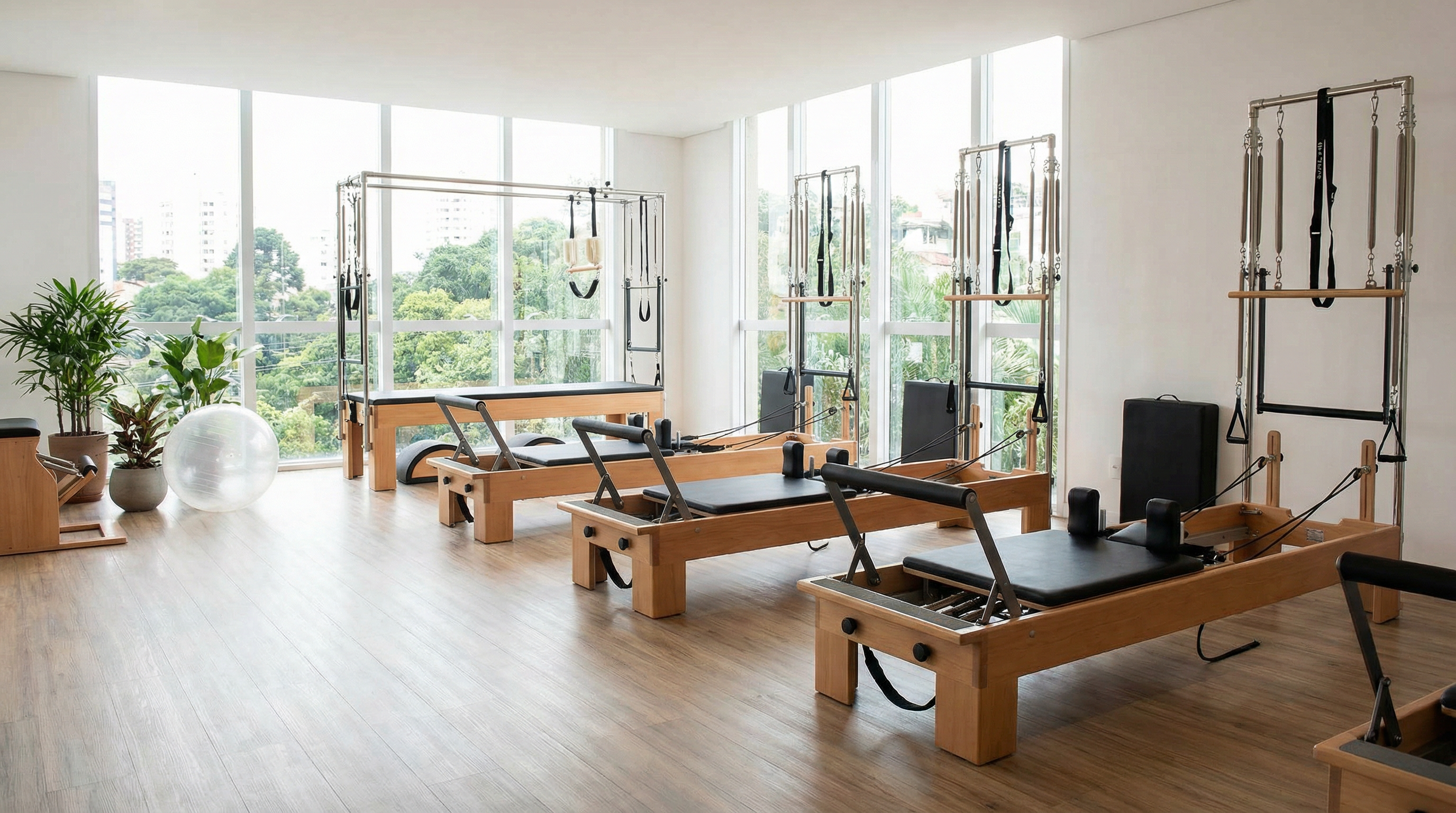 Interior do Studio Mundo Pilates em Alphaville
